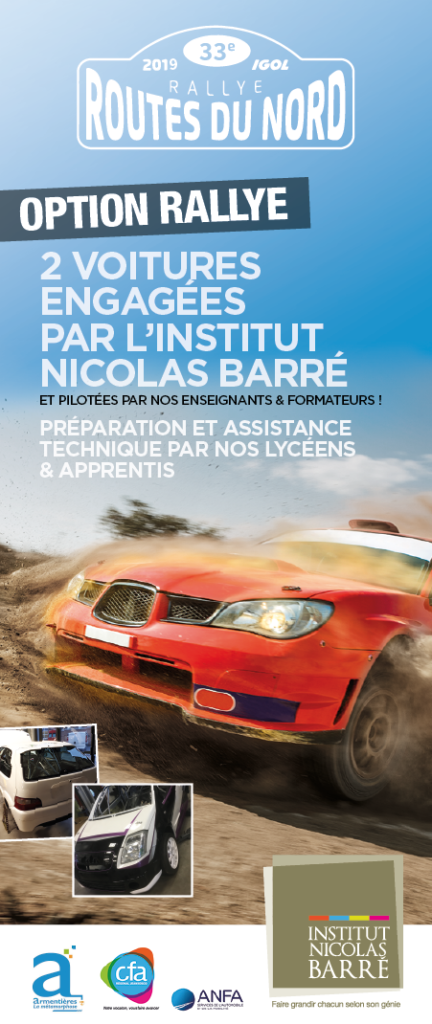 Rallye des routes du Nord Institut Nicolas Barré Armentières